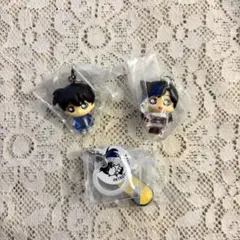 名探偵コナン　めじるしアクセサリー　毛利蘭　工藤新一　スケートボード