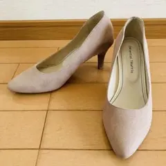 Oriental Traffic　ベージュ スエード調 パンプス