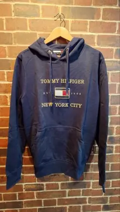 【値下げ】TOMMY HILFIGER ネイビー スウェットパーカー