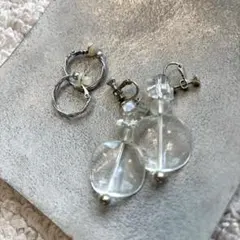透明感イヤリングset⭐️