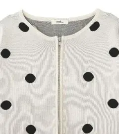 earth music&ecology　ダブルジップ ドットカーディガン　新品