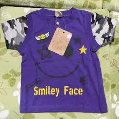 SMILEY FACE スマイリー　Tシャツ　80センチ　重ね着風のサムネイル