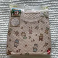 【新品未使用】ユニクロ　シルバニア　キルトパジャマ 110