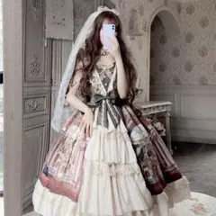 お値下げ❤️ロングワンピース　お出かけ用パーティードレス