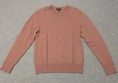 ユニクロ カシミヤクルーネックセーター ブラウン