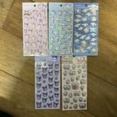 サンリオ　ぷくっとシール　ダイソー　キャンドゥ