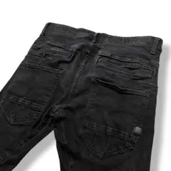 ジースターロゥ 黒 D-STAQ 3D SLIM ストレッチ W34