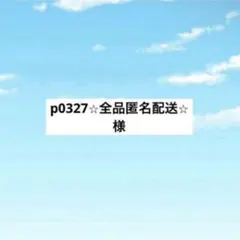 アメステ p0327⭐︎全品匿名配送⭐︎様
