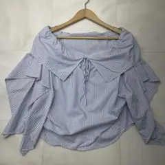emmi atelier 2way ストライプ セーラー ブラウス カットソーのサムネイル