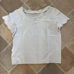 alicia PAGEBOY スカラップネック 半袖Tシャツのサムネイル