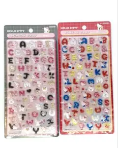 【正規品】Hello Kitty ボンボンドロップ アルファベットシールセット