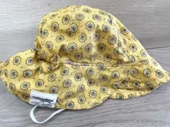 YELLOW FACE ベビー 花柄 日よけ帽子 ハット 美品のサムネイル