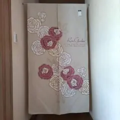 ラメローズ のれん 85cm x 150cm BE