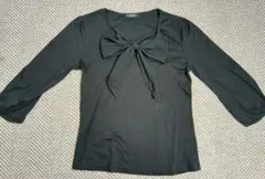 DAIDOH BY NEWYORKER カットソー　黒 リボン