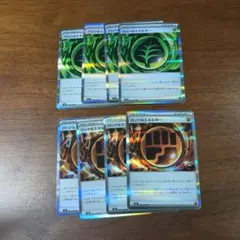 ポケモンカード　グロウくさエネルギー　ロックとうエネルギー