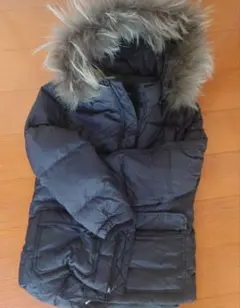 COMME CA FILLE ダウンコート ダークブルー