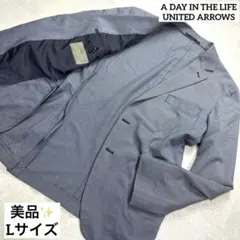 美品✨A DAY IN THE LIFEシアサッカー テーラードジャケット Lのサムネイル