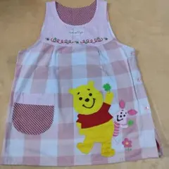 プーさんとピグレットのエプロン