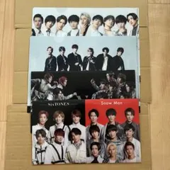 SixTONES vs Snow Man クリアファイル 4枚セット