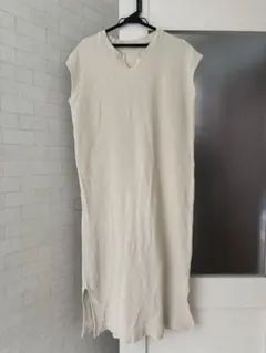 AMERICAN HOLIC ノースリーブワンピース アイボリー M