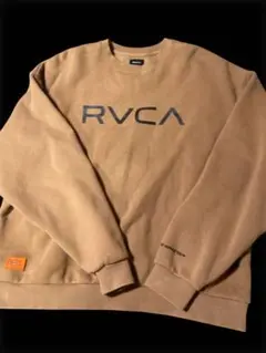 RVCA ブラウン スウェット トレーナー 裏起毛