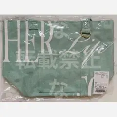 Her lip to Daily Logo Tote mint - メルカリ