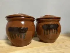 小さな漬物容器 2個セットのサムネイル