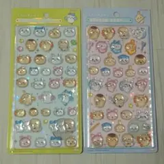 ちいかわ ボンボンドロップシール みんな ニコニコ ポーズ 2種セット 正規品