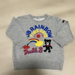 Double.B グレー トレーナー 90