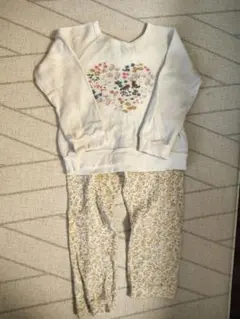 プチバトー　パイル地パジャマ　4ans104