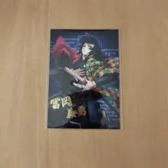 鬼滅の刃トレーディング箔押しブロマイド冨岡義勇