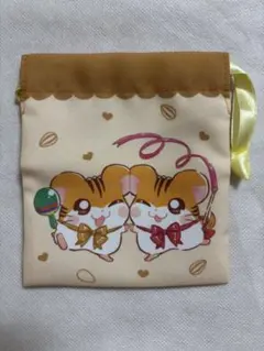 トラハムくん トラハムちゃん 巾着 ハム太郎