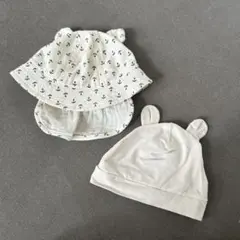 【美品】H&M ディズニー×西松屋 ベビー帽子 2点セット まとめ売り