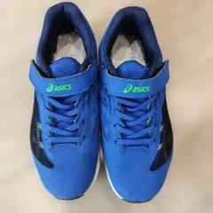 ASICS Lazebeam キッズスポーツシューズ 青値下げ中！