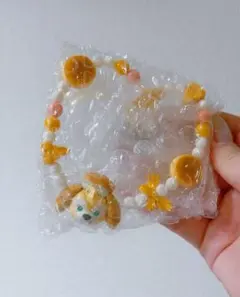 新品　ダッフィーフレンズワンダフルキッチン ビーズストラップ　クッキーアン