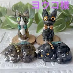 Mー612 オルゴナイト　❣️ ちょい悪うさぎ ❣️ 置物　レジン Mー612 オルゴナイト ❣️ ちょい悪うさぎ ❣️ 置物 レジン - メルカリ