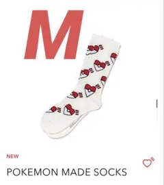 M HUMAN MADE x Pokemon Made Socks Whiteのサムネイル