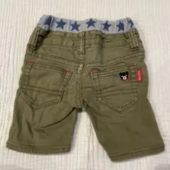 DOUBLE.B Miki House ハーフパンツ カーキ 80cmのサムネイル