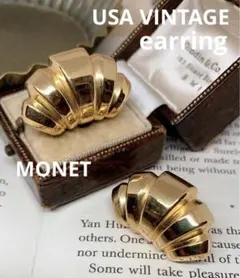 アメリカヴィンテージ MONET モネ イヤリング ユーロ アンティークのサムネイル