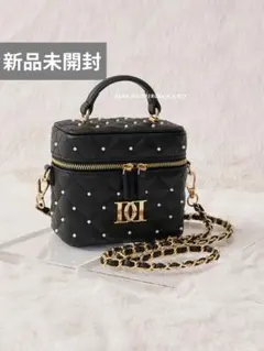 Darich　キルティングパール　スクエアミニバッグ　BLK　ブラック