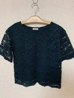 ⭐︎最終価格⭐︎【earth】スカラップ　プルオーバー　グリーン