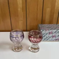 ボヘミアクリスタル　ペアグラス