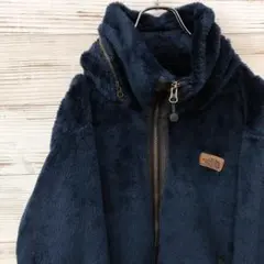 韓国限定 ノースフェイス ホワイトレーベル フリース 紺 L