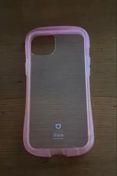 iFace iPhone15plus 携帯ケース ピンク バンパーフレーム