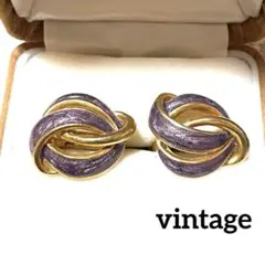 ヴィンテージ　　ゴールドイヤリング