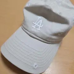 굿 컨디션 뉴에라 플라워 엠브로이더드 캡 베이지 유나이티드 애로우즈