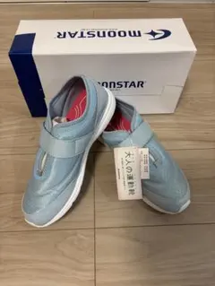 MOONSTAR ムーンスター 大人の運動靴03 サックス　24.0cmのサムネイル