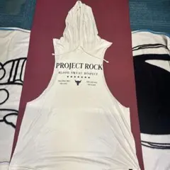 PROJECT ROCK フード付きタンクトップ L