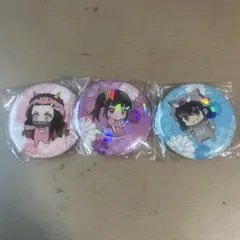 鬼滅の刃 パジャキャラ 竈門禰豆子 栗花落カナヲ 嘴平伊之助