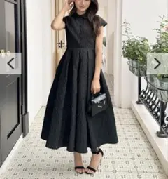 birthdaybash JACQUARD HEPBURN DRESS Lサイズ